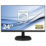 Philips 243V7QJABF - 24 Zoll FHD Monitor (1920x1080, 60 Hz, VGA, HDMI, DisplayPort) schwarz