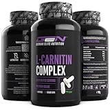 L-Carnitin Triple Komplex - 3000 mg je Tagesportion - Premium: Komplex aus Acetyl-l-carnitin, L-Carnitin Tartrat & Carnitin Fumarat - 120 Kapseln - Hochdosiert - Vegan