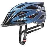 uvex i-vo cc - leichter Allround-Helm für Damen und Herren - individuelle Größenanpassung - erweiterbar mit LED-Licht - deep space matt - 56-60 cm