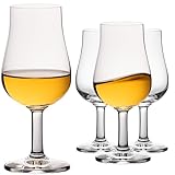 IMPERIAL Nosing Glas 4er Set – Tasting Glas für Whisky & Brandy – 120ml Crystalline Glas Whiskeyglas Spülmaschinenfest