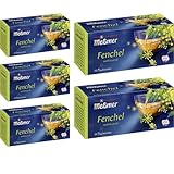 Meßmer Tee Fenchel Tee 25 ST x 5 er Pack mit Pufai