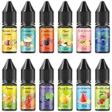 DBL 12x10ml E-Liquid Ohne Nicotine, 70VG/30PG Fruchtiges Gebrauchsfertig Liquid Aroma für Verdampfer