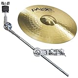 Paiste 101 14'' Crash Becken + keepdrum HKC Galgen-Beckenarm