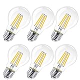 EXTRASTAR 10W E27 Filament LED Glühfaden A60 1200Lm LED Lampen 2700K Warmweiß,E27 Led Warmweiss,ersetzt 100W (6er Pack)