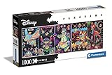 Clementoni 39659 Classics Stück Panorama Disney Joys-Puzzle 1000 Teile ab 9 Jahren, Erwachsenenpuzzle mit Wimmelbild, Geschicklichkeitsspiel für die ganze Familie, Mehrfarbig, Medium