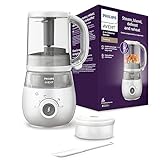 Philips Avent 4-in-1-Babynahrungszubereiter, Dampfgarer,...