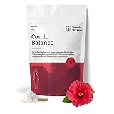 Health Routine Cardio Balance – Kalium & Magnesium Citrat – Vegane Nahrungsergänzung mit Schwarzem Knoblauch & Hibiskusblütenextrakt – unterstützt Herz, Kreislauf & normalen Blutdruck – 150 Kapseln