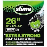 Slime 30059 Rad Reifenschlauch mit Slime Dichtmittel für Einstiche, Selbstdichtend, Verhindern und Reparieren, Schrader Ventil, 47/57–559 mm (26' x 1,75–2,125'), COLOR: Presta