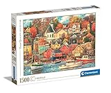 Clementoni - 31685 Collection Puzzle - Good Times Harbor - Puzzle 1500 Teile ab 14 Jahren, Erwachsenenpuzzle mit Wimmelbild, Geschicklichkeitsspiel für die ganze Familie, Medium