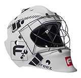 mb-m FREEZ Floorball Torwartmaske Torhüter Helm Goalie Helmet Z-280 weiß Junior/Senior