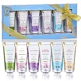 Mini Handcreme Geschenkset, SPA LUXETIQUE 6 tlg. Shea Butter Handcreme Feuchtigkeitsspendende Handcreme Set Mit Vitamin E, Handcreme für Trockene Hände, Weihnachtsgeschenke, Neujahr geschenk