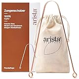Arista Zungenreiniger aus Kupfer, Zungenschaber Kupfer,...