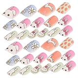 DRESSOOS 120St Make-up-Tools Tipps zur Nagelverlängerung Nagelkunst selber Machen nageldesign Kinder Nagelsticker für Kinder Neuheit Nägel selbstgemachte Nägel vollständige Abdeckung Acryl