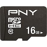 PNY Performance Plus 16 GB microSDHC-Speicherkarte Klasse 10 + SD-Adapter