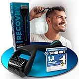 RECOVRY Dermaroller Männer – 192 echte Nadeln für Maximales Haarwachstum | Edelstahl Nadeln – Fördert Dichtes und Volles Haar | Micro Needle Roller