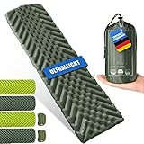 ONLYHIKE® | Innovative Isomatte Outdoor Camping Matratze - [Isomatte Ultraleicht und extrem kompakt] Schlafmatte - Erholsamer Schlaf beim Camping u. Outdoor - Oliv