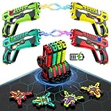 Wiederaufladbares Laser Tag Set 4 – VATOS Laser Tag Pistolen mit 4er Set mit Westen | Infrarot Pistolen Set Spiel für Kinder Teenager Erwachsene Familiengruppe Drinnen Draussenr Garten Aktivität