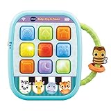 VTech Baby - Babys Pop-It-Tablet – Kunterbuntes Baby-Tablet mit Lerninhalten zu Formen, Farben und Tieren – Für Kinder von 6-36 Monaten