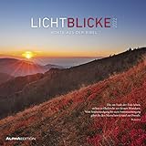 Lichtblicke 2022 - Broschürenkalender 30x30 cm (30x60 geöffnet) - Kalender mit Platz für Notizen - inkl. Poster - Bibelzitate - Bildkalender - Wandkalender: Worte aus der Bibel