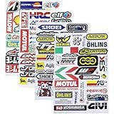 WUSJCOF 100pcs Motorrad Roller Elektrofahrzeug personalisierte modifizierte Auto Aufkleber wasserdicht PVC Aufkleber Helm Motorrad Auto Fahrrad Computer Teenager Erwachsene Geschenk