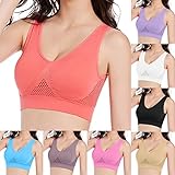 Generisch Angebot blitzangebot, Minimizer-BHS, Sport BH Damen Racerback Push Up Sport Bustier Nahtlose Joggen Yoga Fitness Bra Soft Bequemer Bralette Y2k Bra Stretch Sportbh, Meine bestellungen