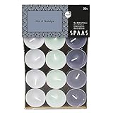 SPAAS 30 Duft-Teelichter Farben sortiert, ± 4,5 Stunden - Mist of Nostalgia