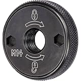 DEWALT Schnellspannmutter M14 (für schnellen Zubehörwechsel, für Winkelschleifer mit M14 Antriebsspindel, Dicke 12 mm) DT3559-QZ