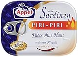 Appel Sardinenfilets - Zarte Ölsardinen Piri Piri –...