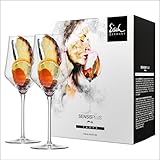 EISCH Weißweingläser Sky Sensisplus (2 Stück), Weingläser für Weißwein wie Sauvignon Blanc und Riesling, spülmaschinenfeste Kristallgläser, Made in Germany (Art.-Nr. 180065)