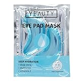 YEAUTY Deep Hydration Eye Pad Mask - feuchtigkeitsspendende Augenpads mit Aloe Vera, Hyaluron und Vitamin E gegen trockene und spröde Haut - 1x 2 Stück