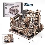 rowood 3D Holzpuzzle Erwachsene Elektrisch Kugelbahn Holz Mechanisch Modell Automatisch Manuell Spuren Hochwertiges Holz DIY Teenager Erwachsene Geschenk Coole Dekoration