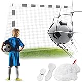 Neo-Sport Fußballnetz - Fußballtornetz Tornetz - Robust - Ersatznetz - 180 x 120 x 60 cm
