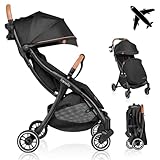 LIONELO Julie One Buggy Kinderwagen bis 22 kg, verstellbare Rückenlehne und Fußstütze, Moskitonetz, Beinwärmer, Getränkehalter und Transporttasche, zusammenklappbar