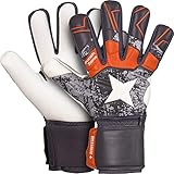 Derbystar Goalie Torwarthandschuhe Grau Orange 5
