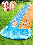 JOYIN 685 cm Rutsche und Wasserrutsche mit 2 Bodyboards,...