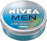 NIVEA MEN Active Energy Hydro Gesichtsgel Fresh (75 ml), Gesichtspflege für 24h Feuchtigkeit, ultra-leichte Feuchtigkeitscreme mit 100% natürlicher Wasserminze