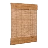 Ventanara® Raffrollo Bambus Bambusraffrollo Rollo inkl...