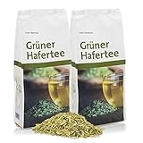 Sanct Bernhard Grüner Hafertee | 2x 250g | Ideal für Trinkkuren | Für eine vermehrte Durchspülung der Harnorgane und Nieren | Made in Germany