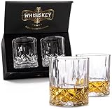 Whisiskey - Whisky Gläser Set – 2 Tumbler Gläser (2x 300 ml) – Whiskygläser - Whisky glas - Whiskey Zubehör Set - Geschenke für Männer - Männergeschenke