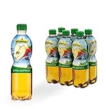 Pfanner Apfelschorle im Vorratspack – Apfelnektar mit 55% Apfelsaft aus Apfelsaftkonzentrat und Kohlensäure – Apfelspritzer ohne Zuckerzusatz (6 x 0,5 l)