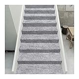 Selbstklebende Stufenmatten Teppichrolle, wasserdicht, rutschfest, für Treppenhäuser, kinder- und haustierfreundlich, Sicherheitsmatten, Stufenschutz, 80 cm breit (Farbe: B)
