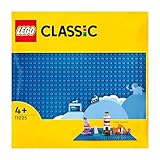 LEGO Classic Blaue Bauplatte, quadratische Grundplatte mit 32x32 Noppen als Basis Sets, Konstruktionsspielzeug für Kinder 11025