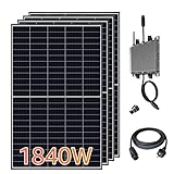 VESKA Balkonkraftwerk 1840 W / 2000 W Photovoltaik...