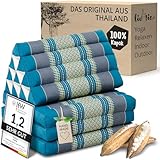 livasia Thaikissen mit 3 Auflagen - 175x50x8cm -...