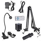 DAZZLEEX Digitale Mikroskop-Kamera, C-Mount-Objektiv, industrielle Videomikroskop-Kamera – 24 MP 4K 1080P, 1 x 130 x Zoom, EU 220 V