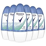 Rexona MotionSense Deo Roll-On Shower Fresh Anti-Transpirant mit 48 Stunden Schutz gegen Körpergeruch und Achselnässe 50 ml 6 Stück