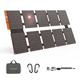 FlexSolar 100W Solarpanel Faltbar DC/QC 3.0 USB-A & PD3.0 USB-C Solarladegerät Monokristalline Solarzelle für Camping,Garten,RV，Smartphone