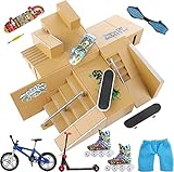 Jelife Skatepark Kit Mini Finger Skateboards