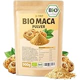 D&O Nature Products Maca Pulver Bio, Gemahlene Macca Wurzel aus Peru, 100% natürlich und vegan root powder, Maccapulver aus biologischem Anbau, Bio Pulver ohne Zusatzstoffe, Organic Macc (900g)