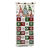 LIUASMUE 24 Taschen Stoff Weihnachtskalender Zum Aufhängen Ornamente Party Advent Kordelzugbeutel Verzierungen Anhänger Ornamente Weihnachtsdekorationen Weihnachtsdekorationen Zum Aufhängen